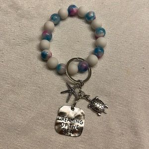 Dreaming of the sea keychain wristlet